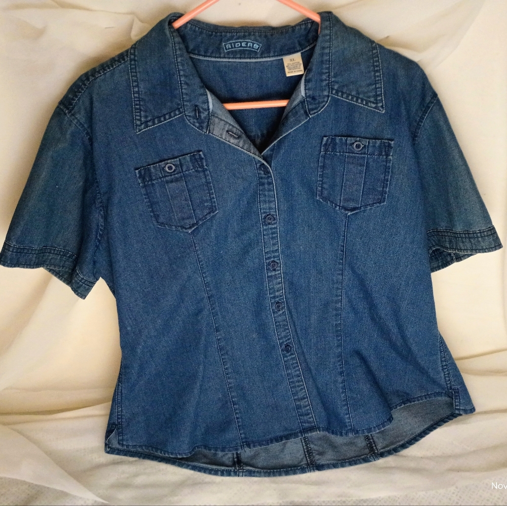 Riders Vintage Fitted Denim Shirt